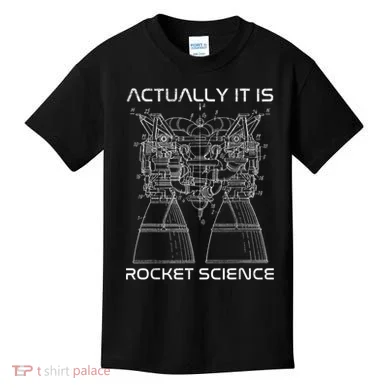 Actually It Is Rocket Science Math Engineering Teacher Kids T-Shirt