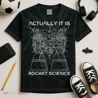 Actually It Is Rocket Science Math Engineering Teacher Kids Tie-Dye T-Shirt thumb 2