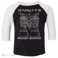 Actually It Is Rocket Science Math Engineering Teacher Toddler Fine Jersey T-Shirt thumb 0