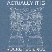 Actually It Is Rocket Science Math Engineering Teacher Comfort Colors Garment-Dyed Hooded Sweatshirt thumb 2
