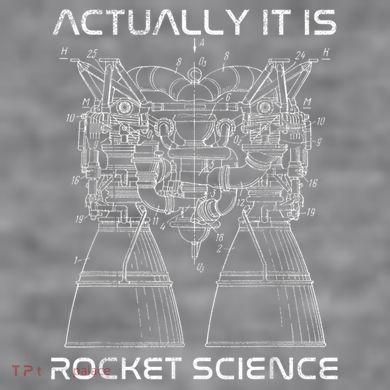 Actually It Is Rocket Science Math Engineering Teacher Women's Racerback Cropped Tank