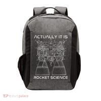 Actually It Is Rocket Science Math Engineering Teacher Vector Backpack thumb 0