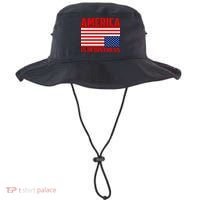 America Is In Distress Upside Down Flag Bucket Hat thumb 0