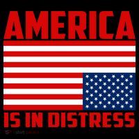 America Is In Distress Upside Down Flag Mousepad thumb 1