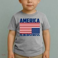 America Is In Distress Upside Down Flag Toddler T-Shirt thumb 2