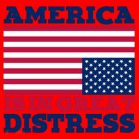 America Is In Great Distress Upside Down Flag Santa Hat thumb 1