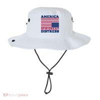 America Is In Great Distress Upside Down Flag Bucket Hat thumb 0
