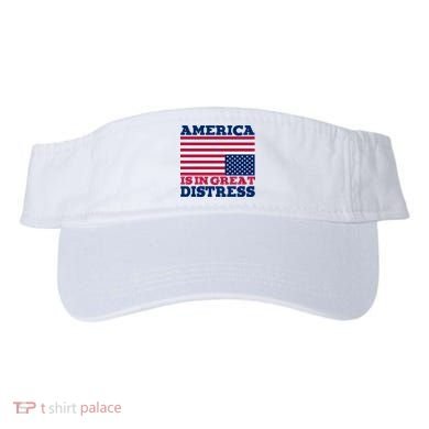 America Is In Great Distress Upside Down Flag Visor