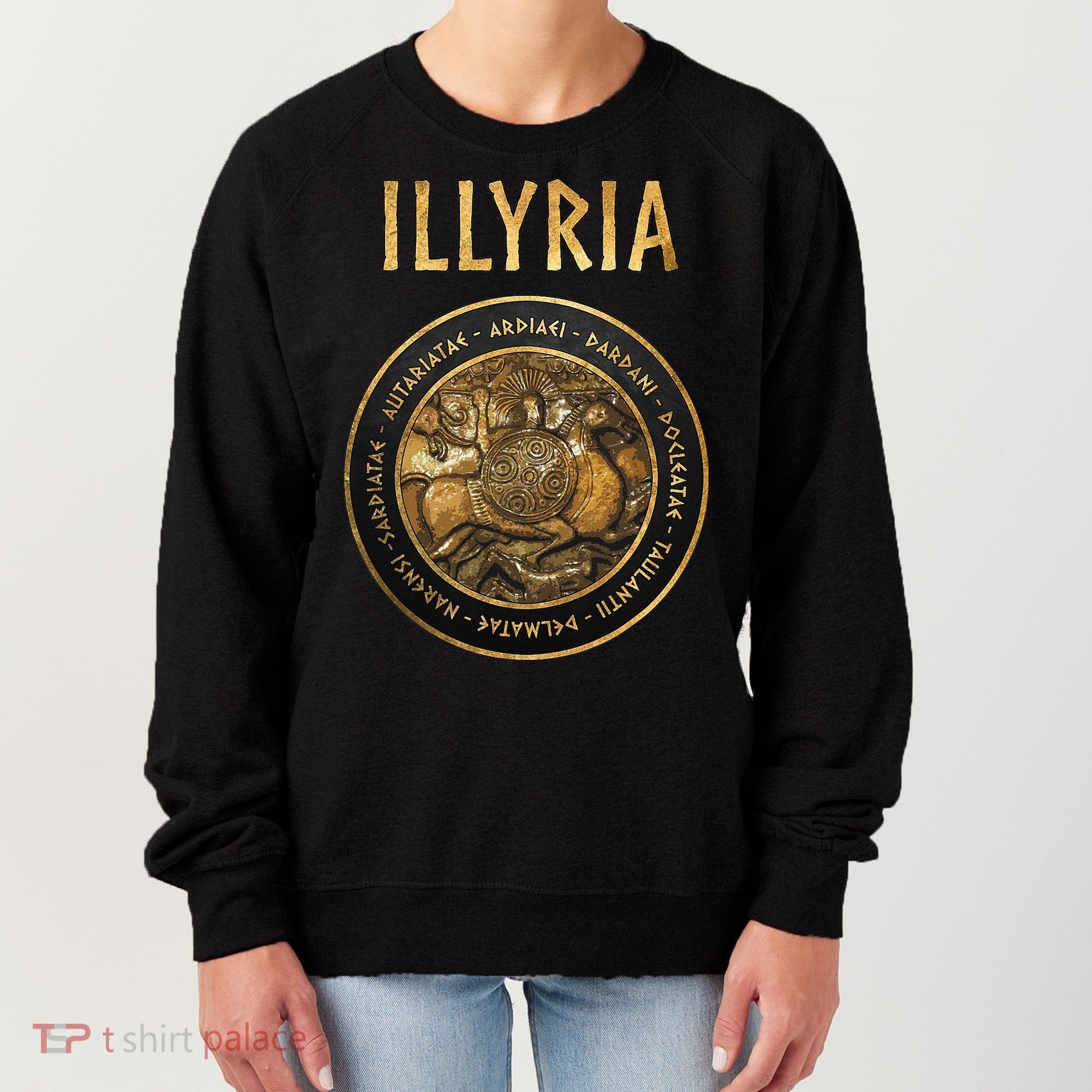 Ancient Illyria Illyrian Tribes Ancient Warrior Symbol Women's Sweatshirt