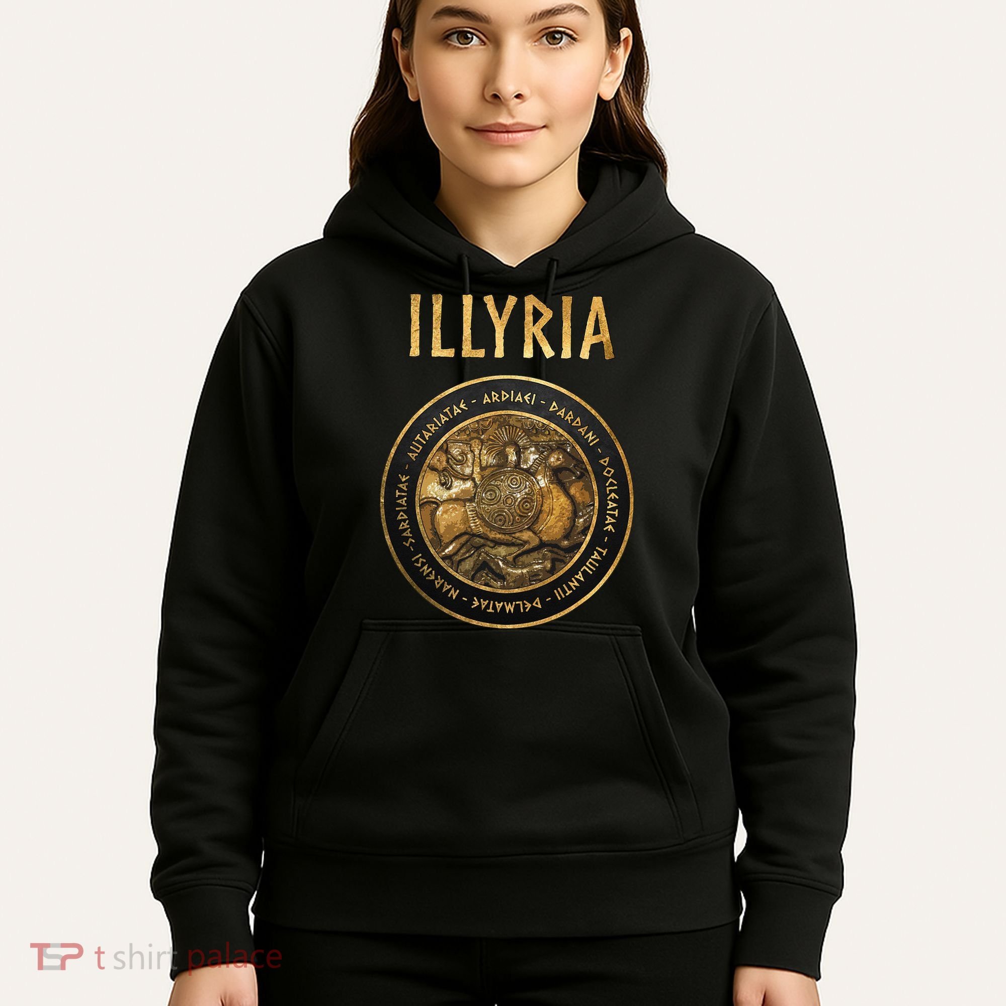 Ancient Illyria Illyrian Tribes Ancient Warrior Symbol Hoodie