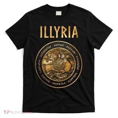 Ancient Illyria Illyrian Tribes Ancient Warrior Symbol T-Shirt