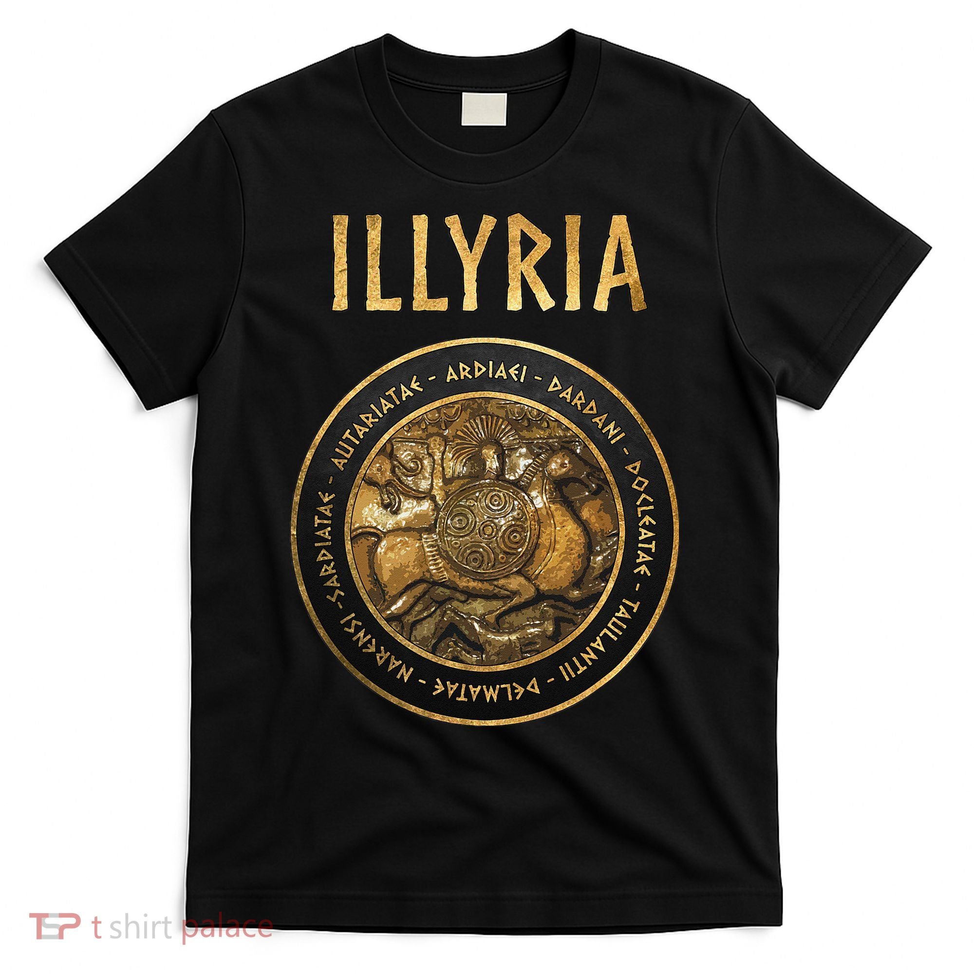 Ancient Illyria Illyrian Tribes Ancient Warrior Symbol T-Shirt
