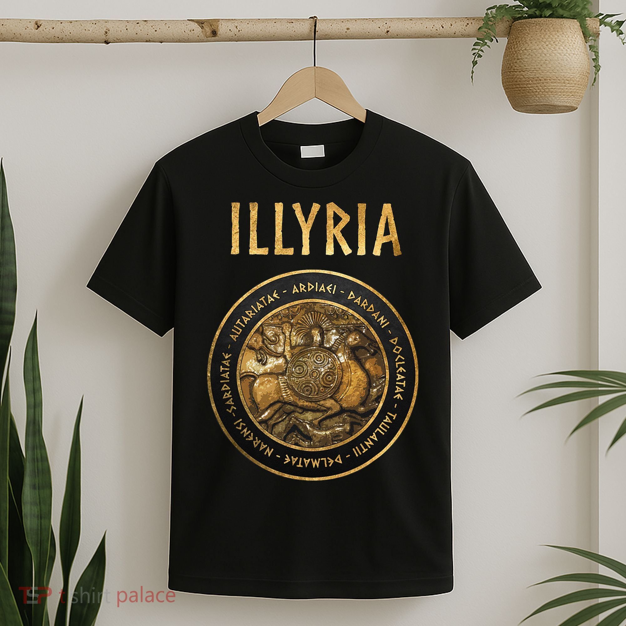 Ancient Illyria Illyrian Tribes Ancient Warrior Symbol T-Shirt