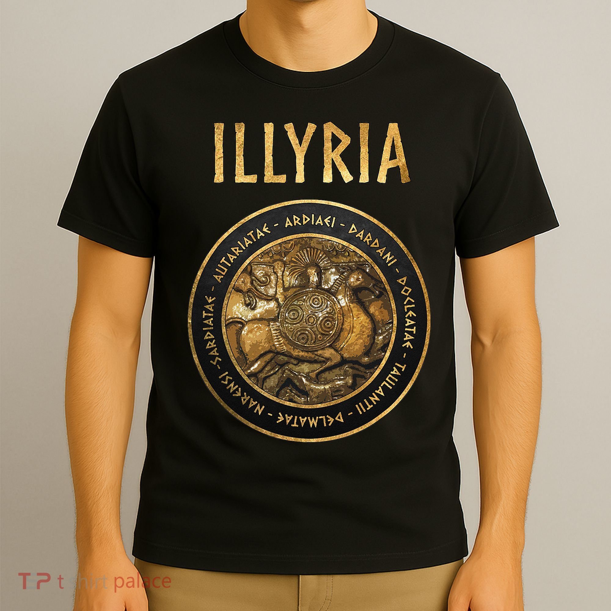 Ancient Illyria Illyrian Tribes Ancient Warrior Symbol T-Shirt