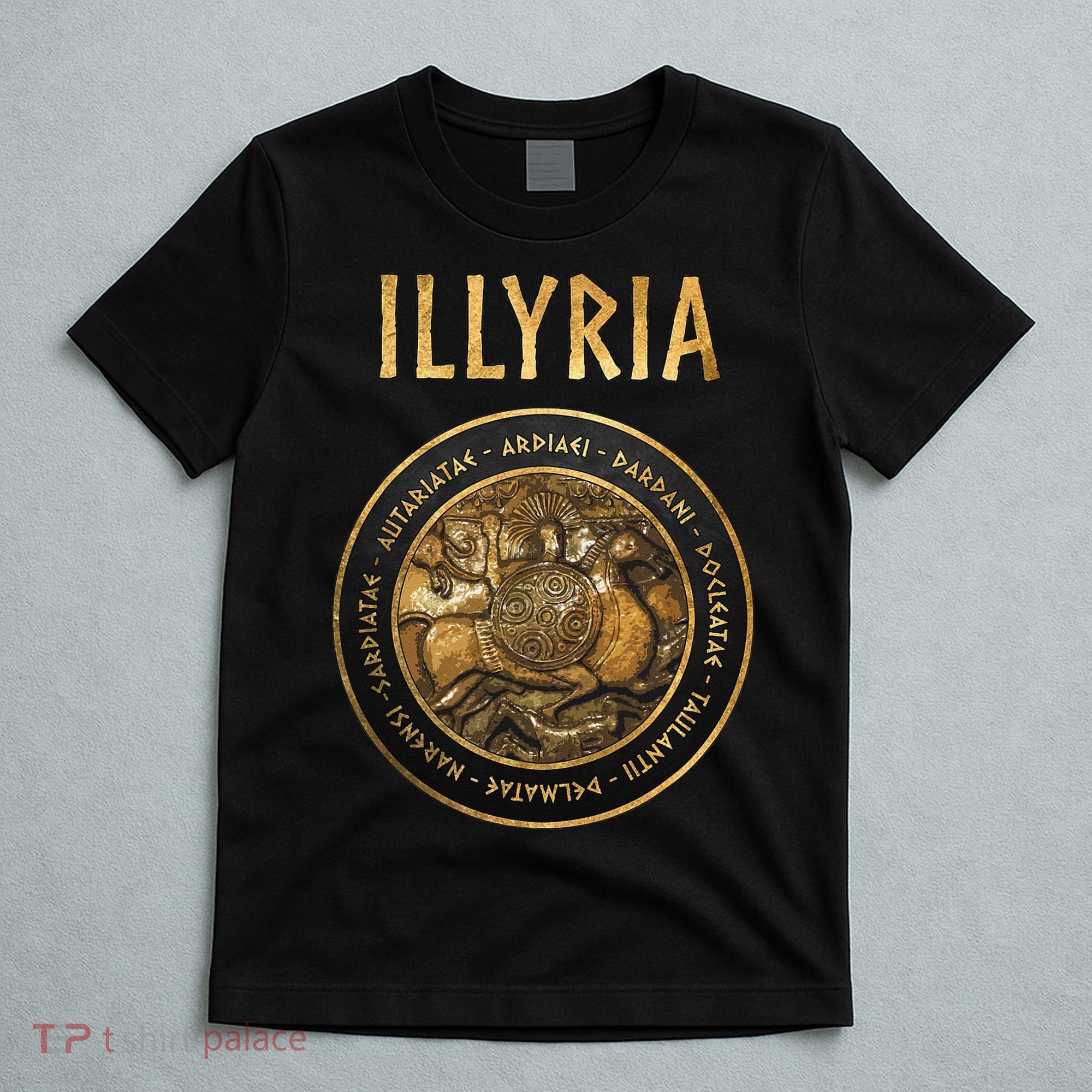 Ancient Illyria Illyrian Tribes Ancient Warrior Symbol T-Shirt