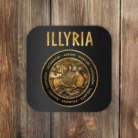 Ancient Illyria Illyrian Tribes Ancient Warrior Symbol Coaster thumb 0