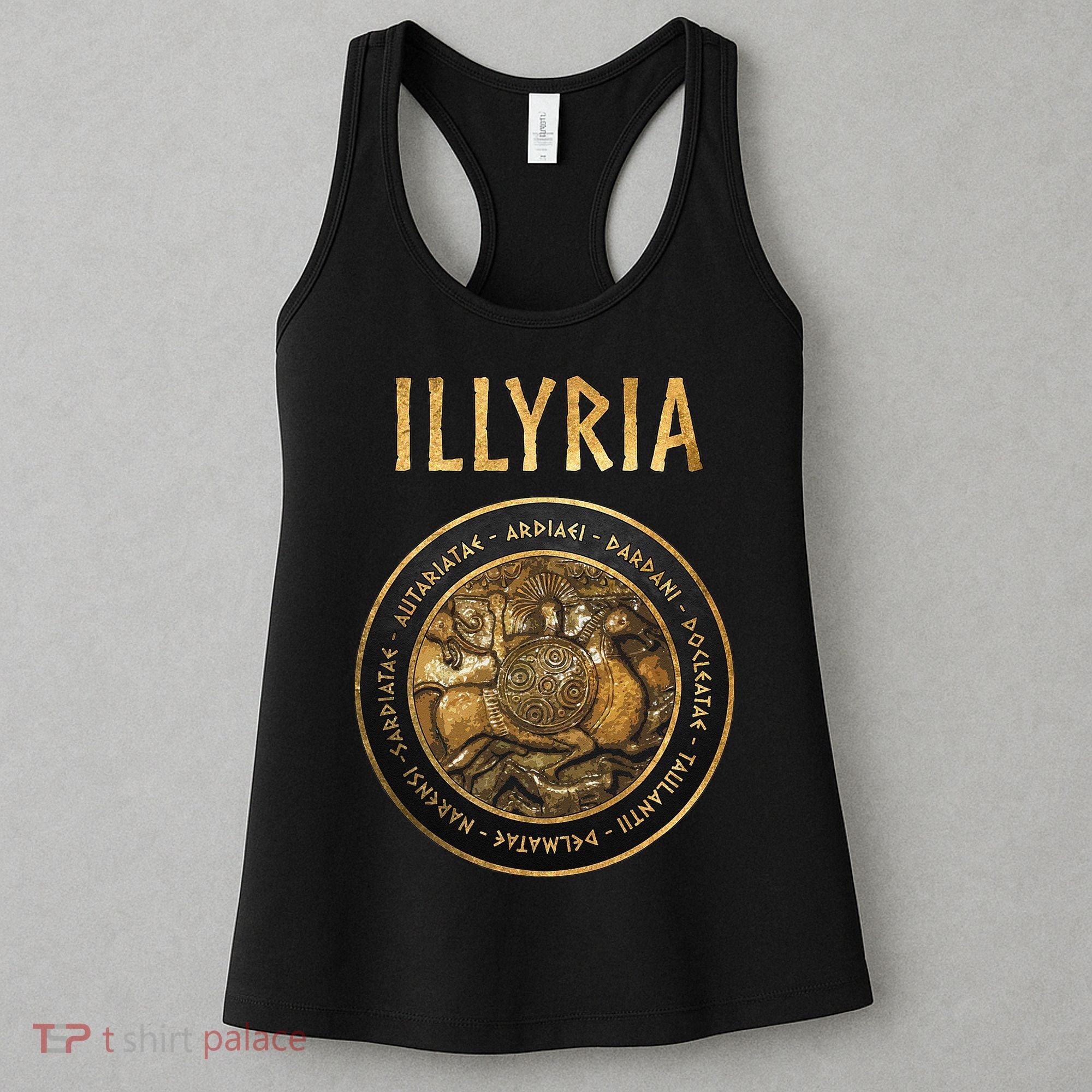 Ancient Illyria Illyrian Tribes Ancient Warrior Symbol Women's Tank Top