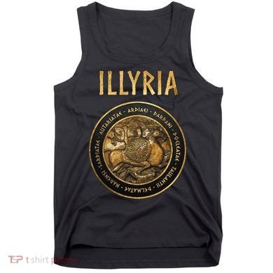 Ancient Illyria Illyrian Tribes Ancient Warrior Symbol Tank Top