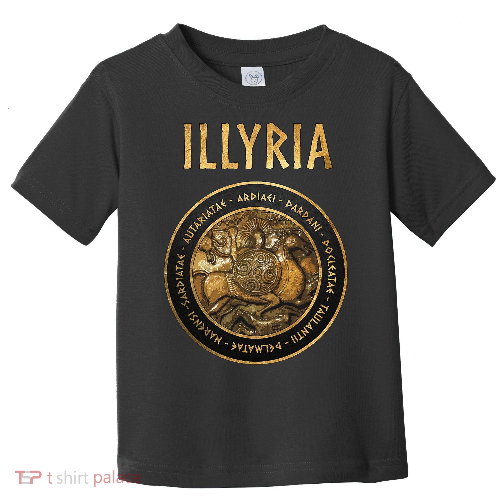 Ancient Illyria Illyrian Tribes Ancient Warrior Symbol Toddler T-Shirt