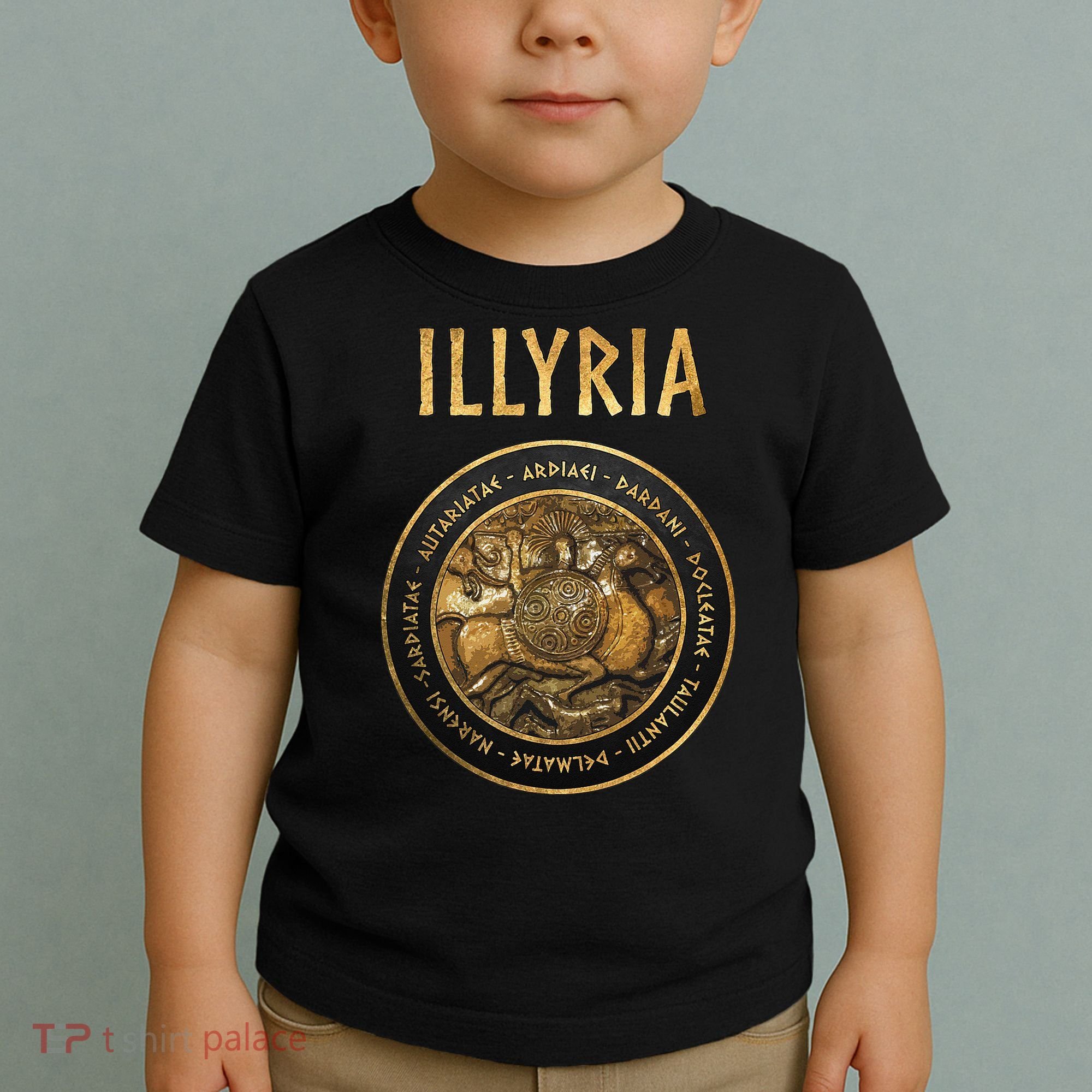Ancient Illyria Illyrian Tribes Ancient Warrior Symbol Toddler T-Shirt