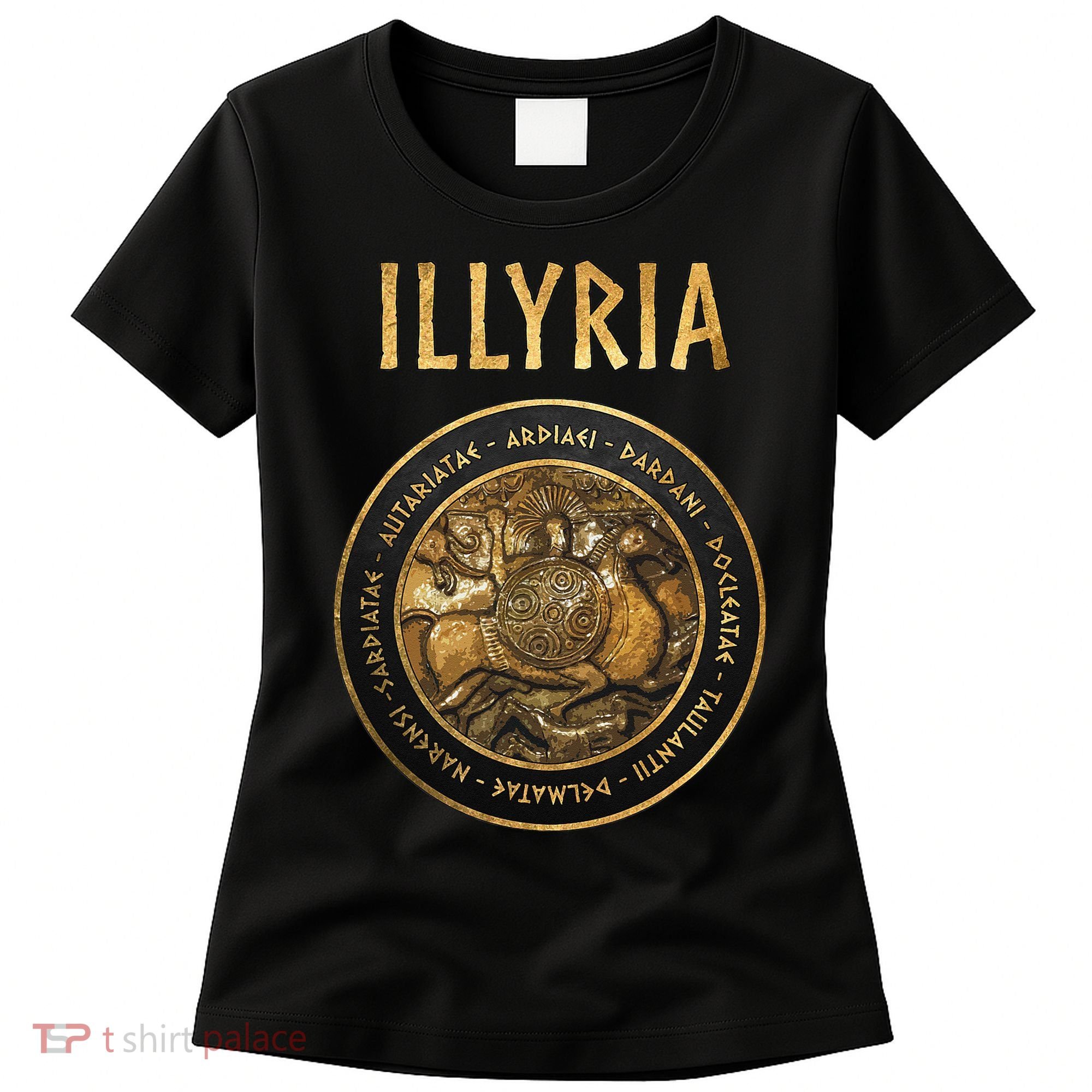 Ancient Illyria Illyrian Tribes Ancient Warrior Symbol Women's T-Shirt