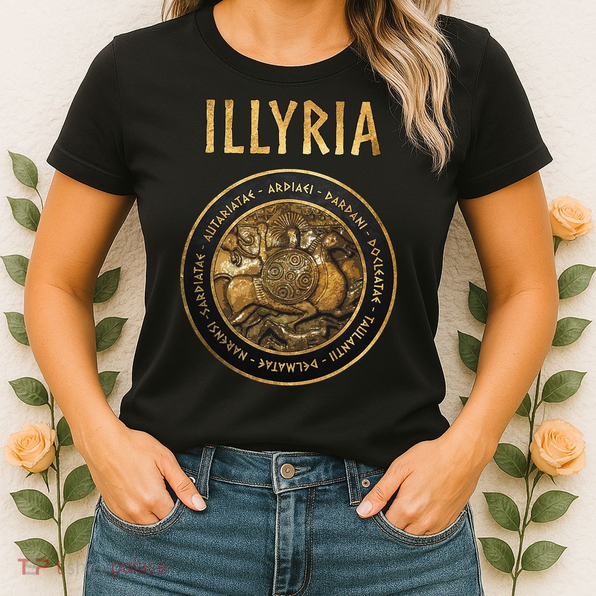 Ancient Illyria Illyrian Tribes Ancient Warrior Symbol Women's T-Shirt