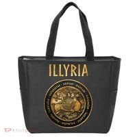 Ancient Illyria Illyrian Tribes Ancient Warrior Symbol Tote Bag thumb 0