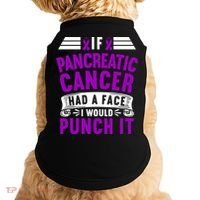 Awareness I If Pancreatic Cancer Had A Face I Would Punch It Gift Doggie Tank thumb 0