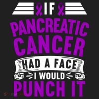 Awareness I If Pancreatic Cancer Had A Face I Would Punch It Gift Beanie thumb 2