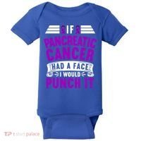 Awareness I If Pancreatic Cancer Had A Face I Would Punch It Gift Baby Bodysuit thumb 0
