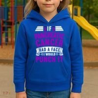 Awareness I If Pancreatic Cancer Had A Face I Would Punch It Gift Kids Hoodie thumb 3