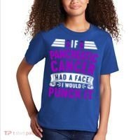 Awareness I If Pancreatic Cancer Had A Face I Would Punch It Gift Kids T-Shirt thumb 2