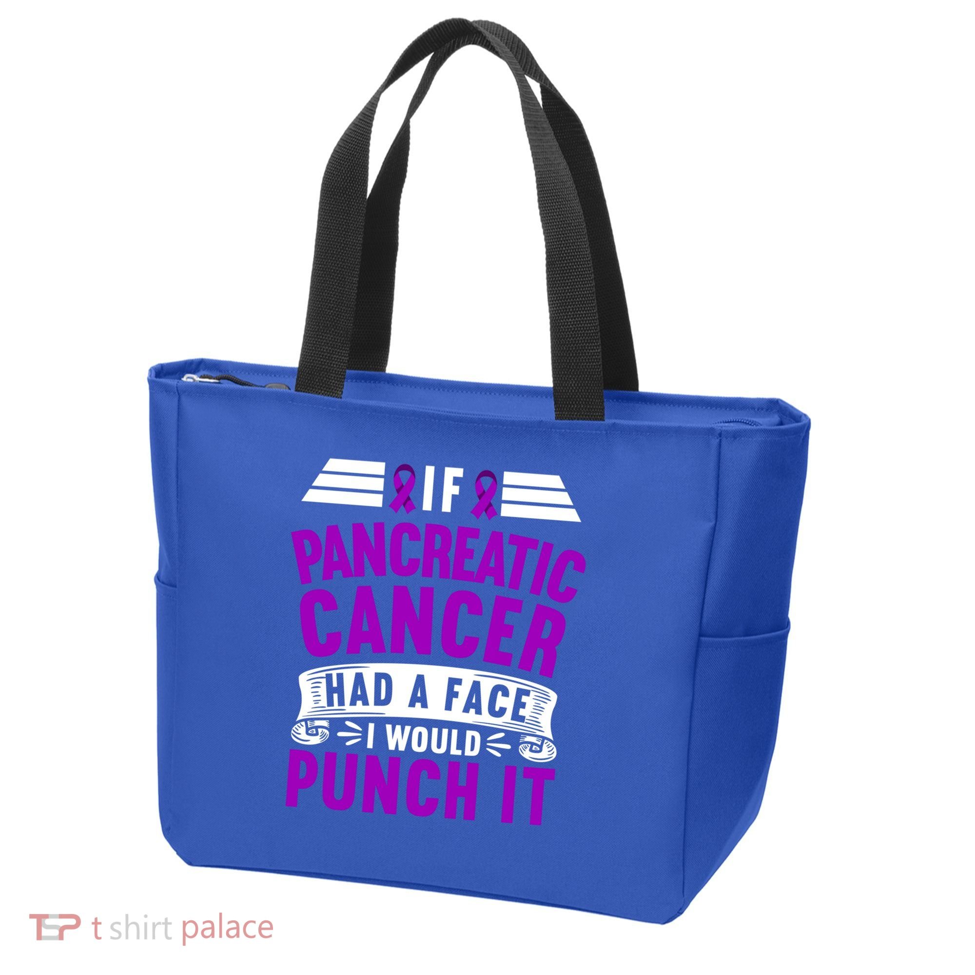 Awareness I If Pancreatic Cancer Had A Face I Would Punch It Gift Tote Bag