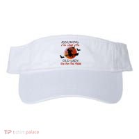 Assuming I'm Just An Old Lady Was Your First Mistake Halloween Witch Funny Quote Visor thumb 0
