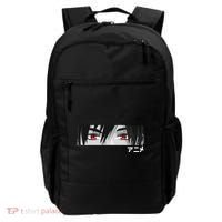 Anime In Japanese Characters Kawaii Eyes Face Backpack thumb 0