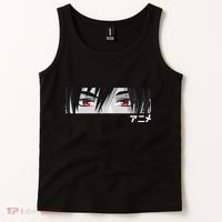 Anime In Japanese Characters Kawaii Eyes Face Tank Top thumb 2