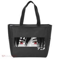Anime In Japanese Characters Kawaii Eyes Face Tote Bag thumb 0