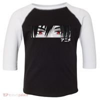 Anime In Japanese Characters Kawaii Eyes Face Toddler Fine Jersey T-Shirt thumb 0