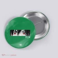 Anime In Japanese Characters Kawaii Eyes Face Button thumb 0