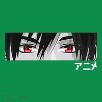 Anime In Japanese Characters Kawaii Eyes Face Coaster thumb 2