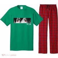 Anime In Japanese Characters Kawaii Eyes Face Pajama Set thumb 0