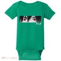 Anime In Japanese Characters Kawaii Eyes Face Baby Bodysuit thumb 0