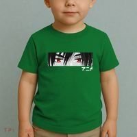Anime In Japanese Characters Kawaii Eyes Face Toddler T-Shirt thumb 2