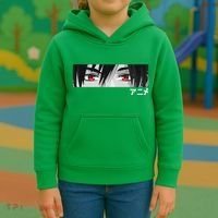 Anime In Japanese Characters Kawaii Eyes Face Kids Hoodie thumb 3