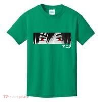 Anime In Japanese Characters Kawaii Eyes Face Kids T-Shirt thumb 0