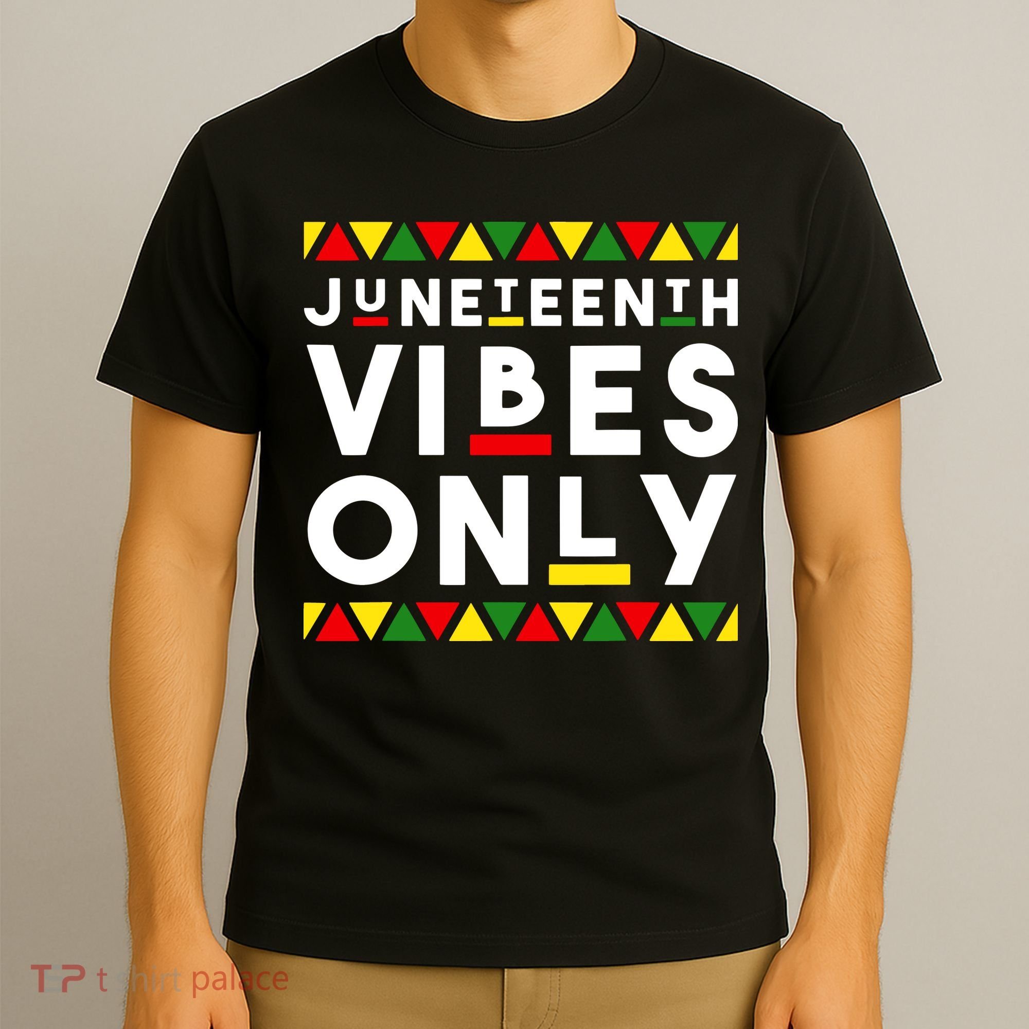 Awesome Independence Juneteenth Vibes Only Juneteenth 1865 T-Shirt
