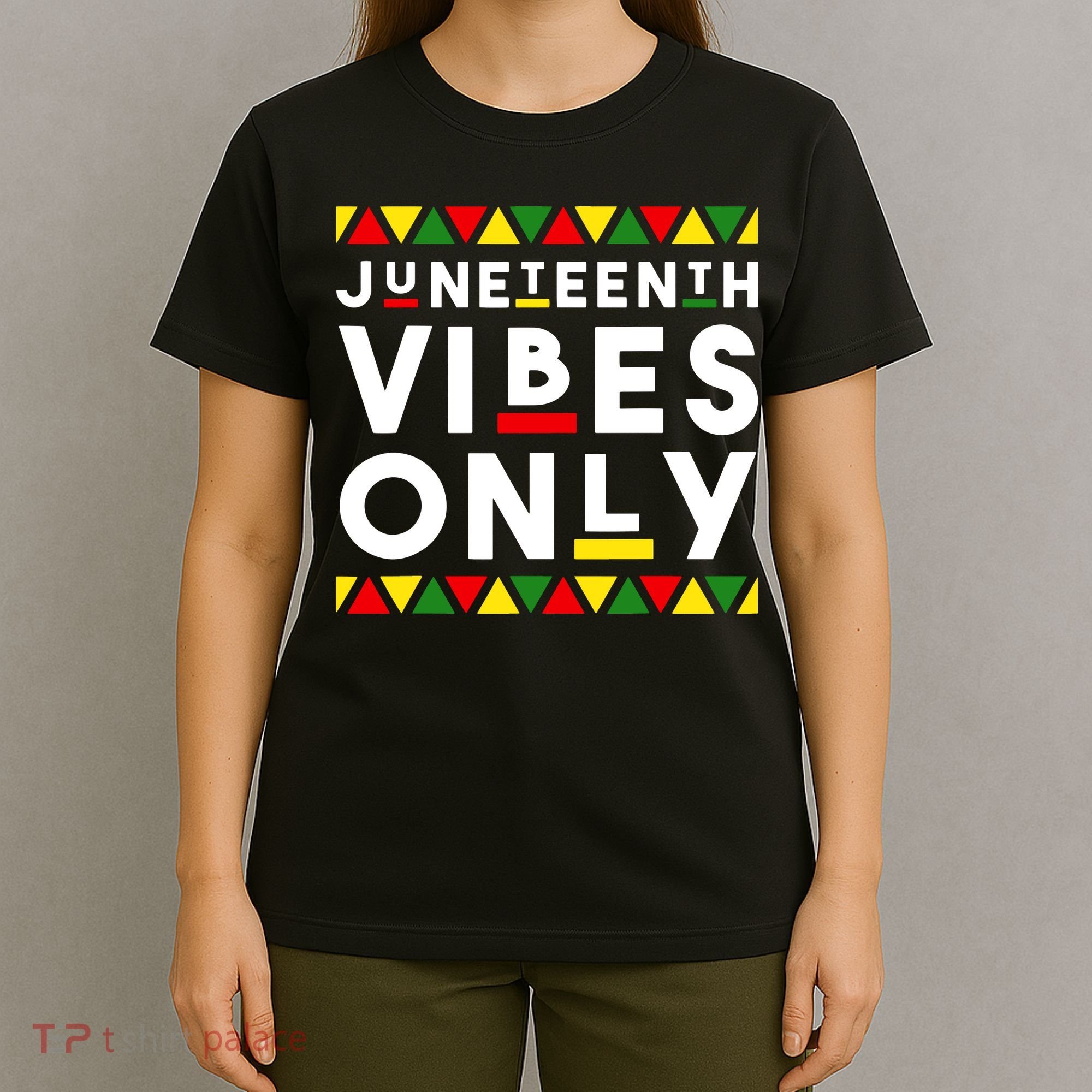 Awesome Independence Juneteenth Vibes Only Juneteenth 1865 T-Shirt