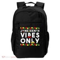 Awesome Independence Juneteenth Vibes Only Juneteenth 1865 Backpack thumb 0