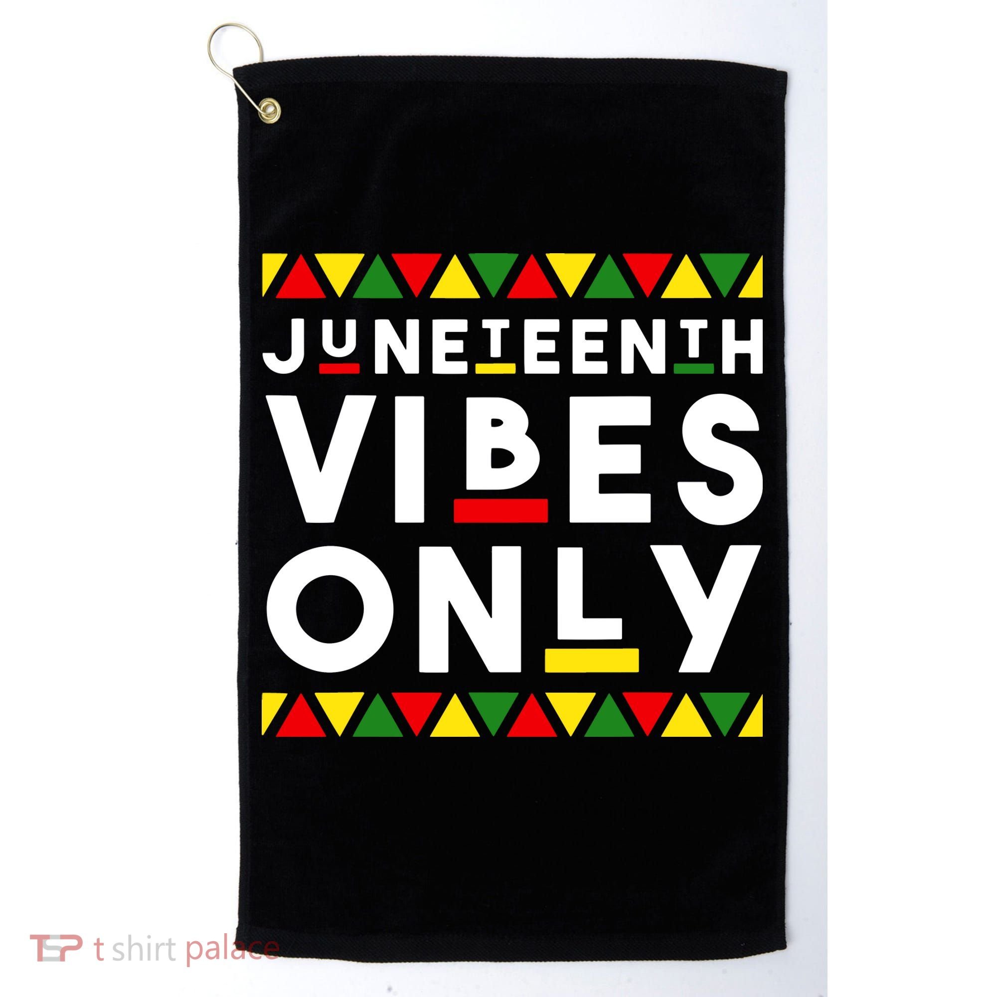 Awesome Independence Juneteenth Vibes Only Juneteenth 1865 Golf Towel