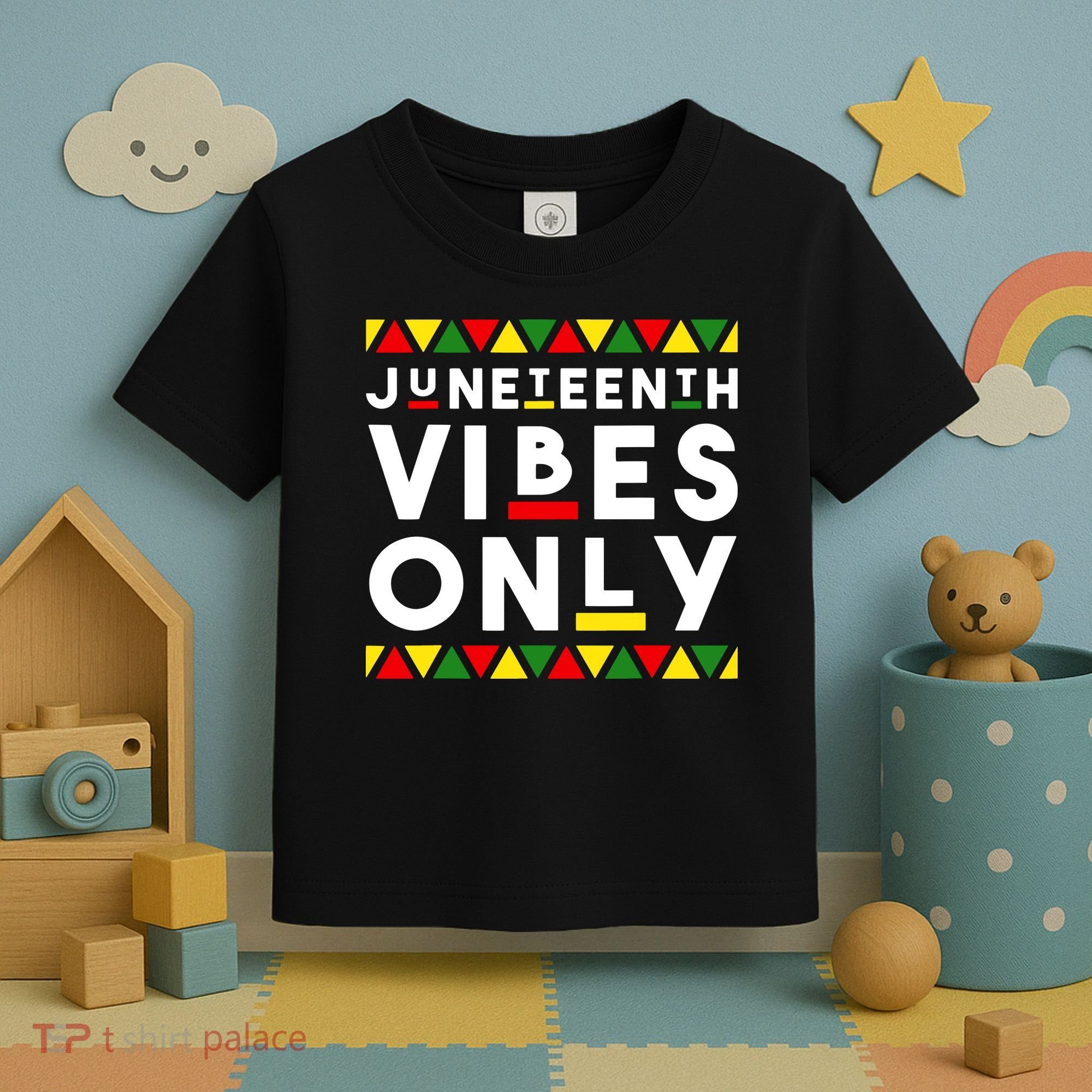 Awesome Independence Juneteenth Vibes Only Juneteenth 1865 Toddler T-Shirt